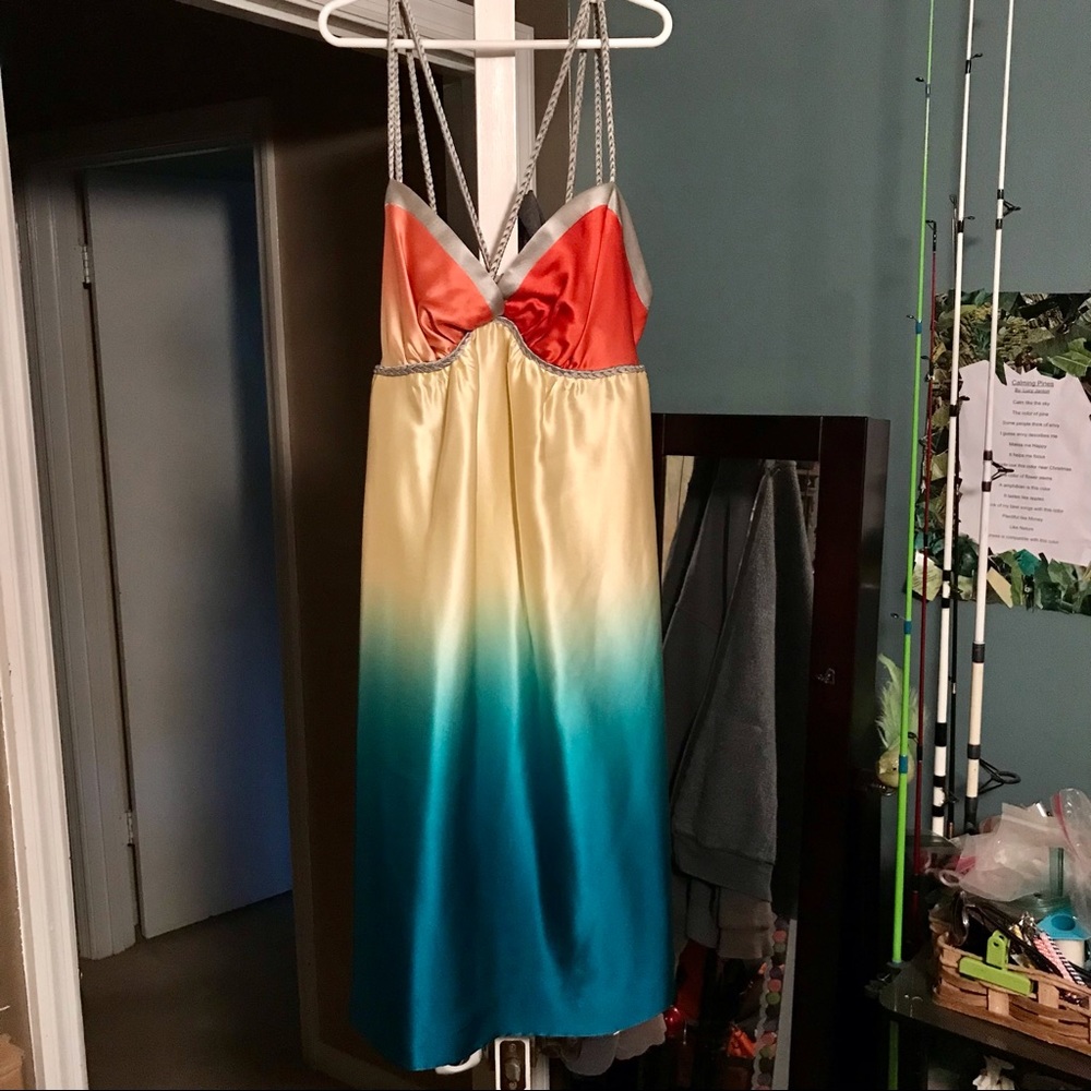 Strappy Silk Dress